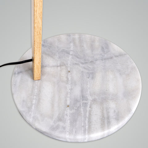WabiSabi - Svelte Curve Marble Base Floor Lamp