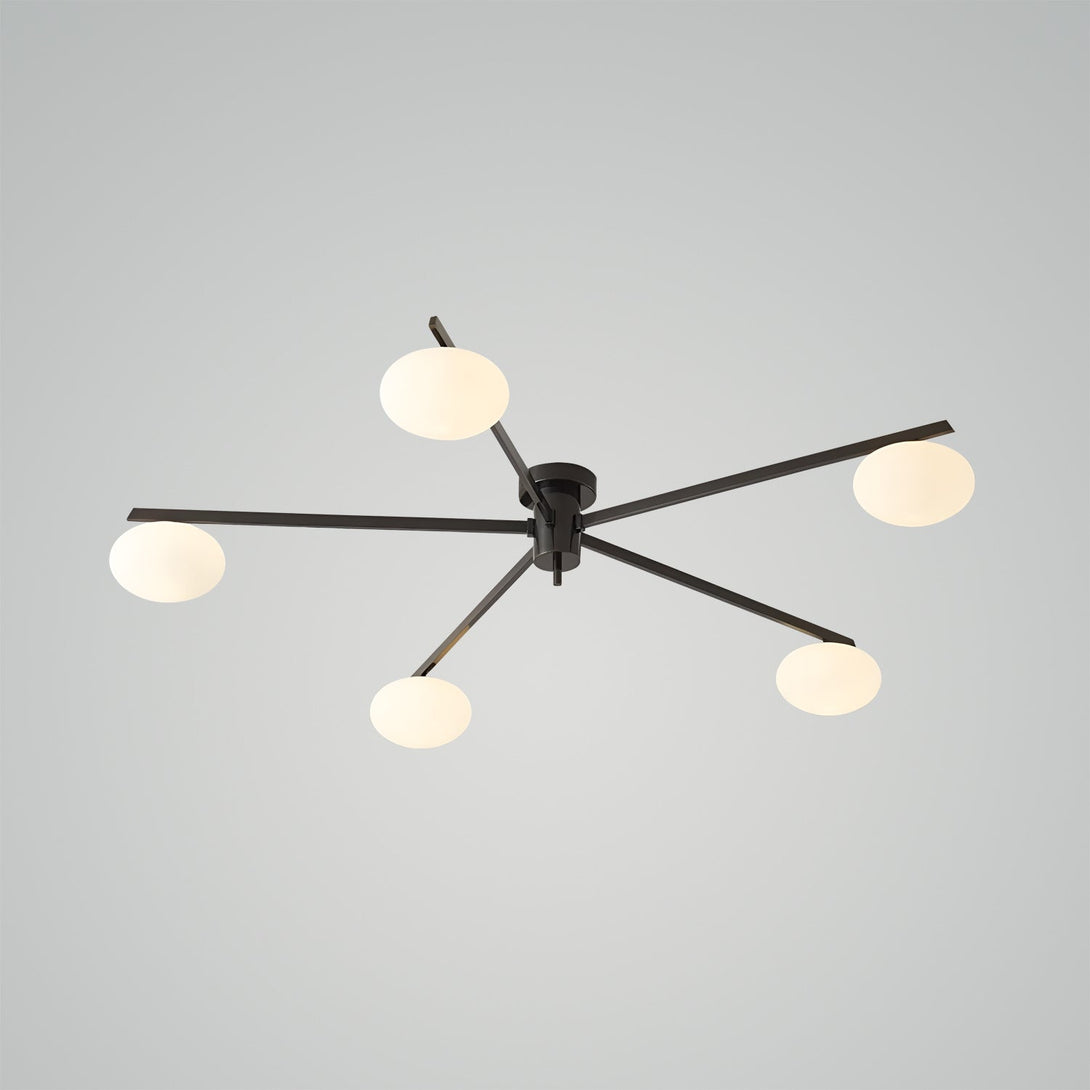 5Heads ∅43.3″ X H7.1″ / ∅110cm X H18cm-  Black White