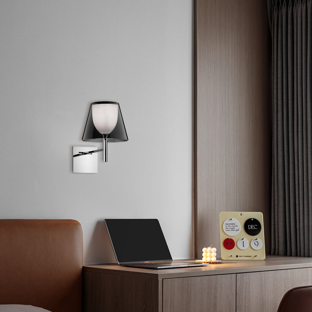 Chrome Prism Wall Lamp